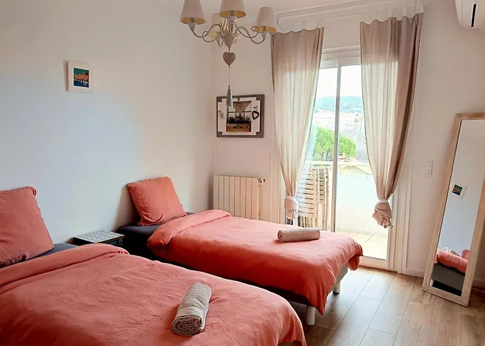 Lejlighed Stunning 2 Bedroom With Terrace And Sea View, Cimiez Liberation